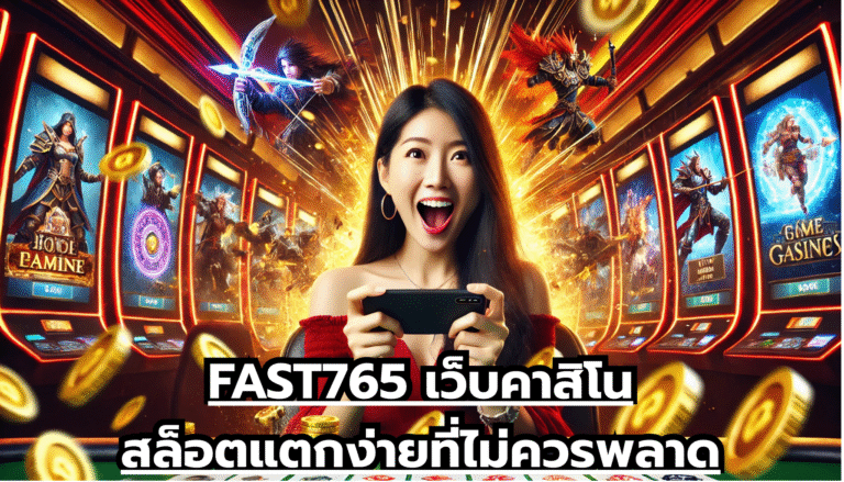 FAST765 เว็บคาสิโนสล็อตแตกง่ายที่ไม่ควรพลาด