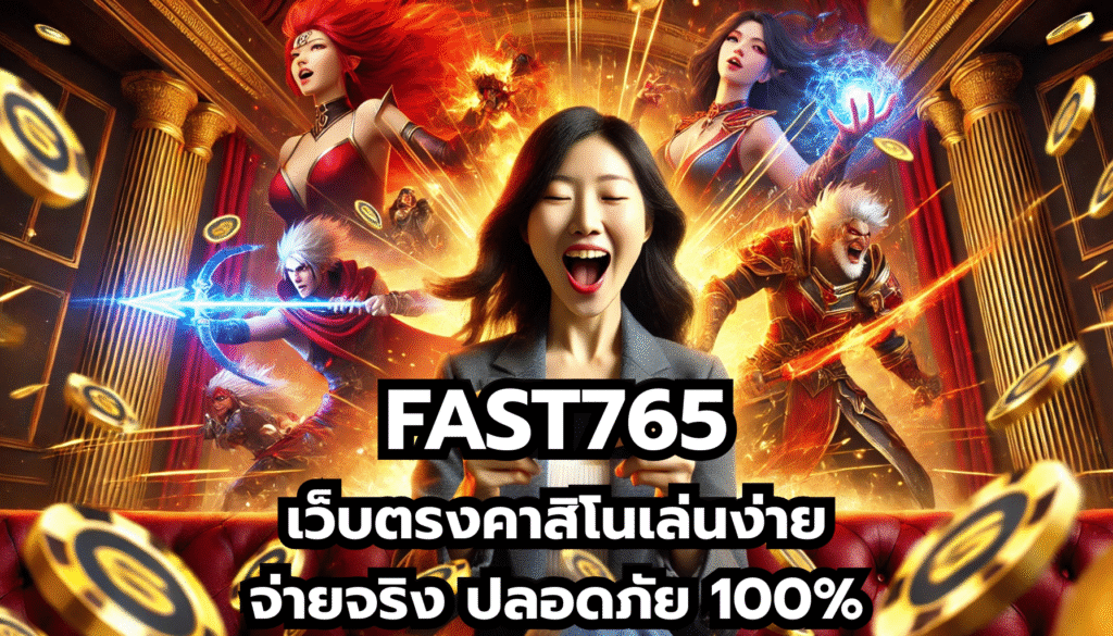FAST765 เว็บตรงคาสิโนเล่นง่าย จ่ายจริง ปลอดภัย 100%