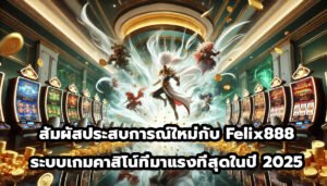 สัมผัสประสบการณ์ใหม่กับ Felix888 ระบบเกมคาสิโนออนไลน์ที่มาแรงที่สุดในปี 2025-2
